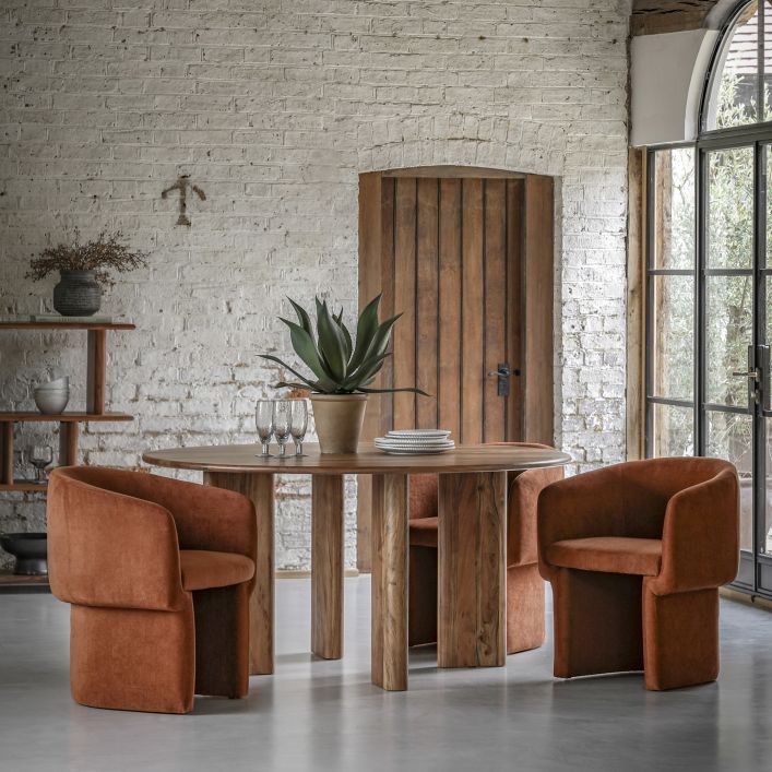 Kolm Retro Dining Tub Chair