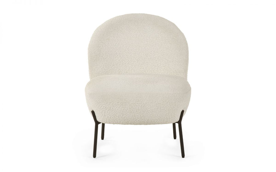 Bella Ivory Boucle Accent Chair