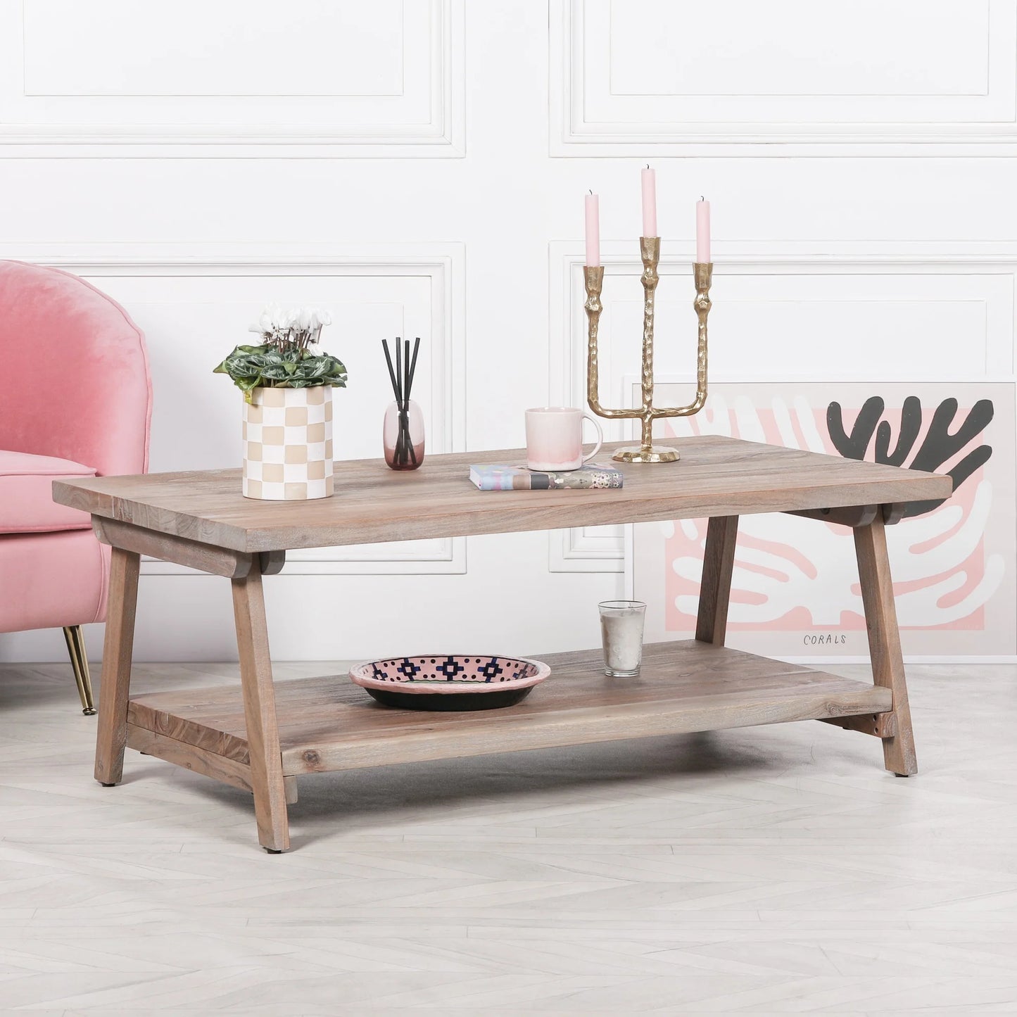 A-Frame Rustic Coffee Table