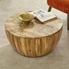 Diya Solid Wood Drum Coffee Table