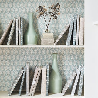 Anna French Gada Paisley Wallpaper Grey AT78749