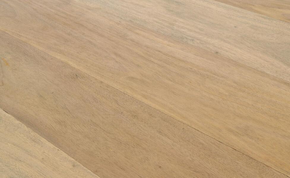 Rustic Round Pedestal Dining Table in Natural Wood 150cm