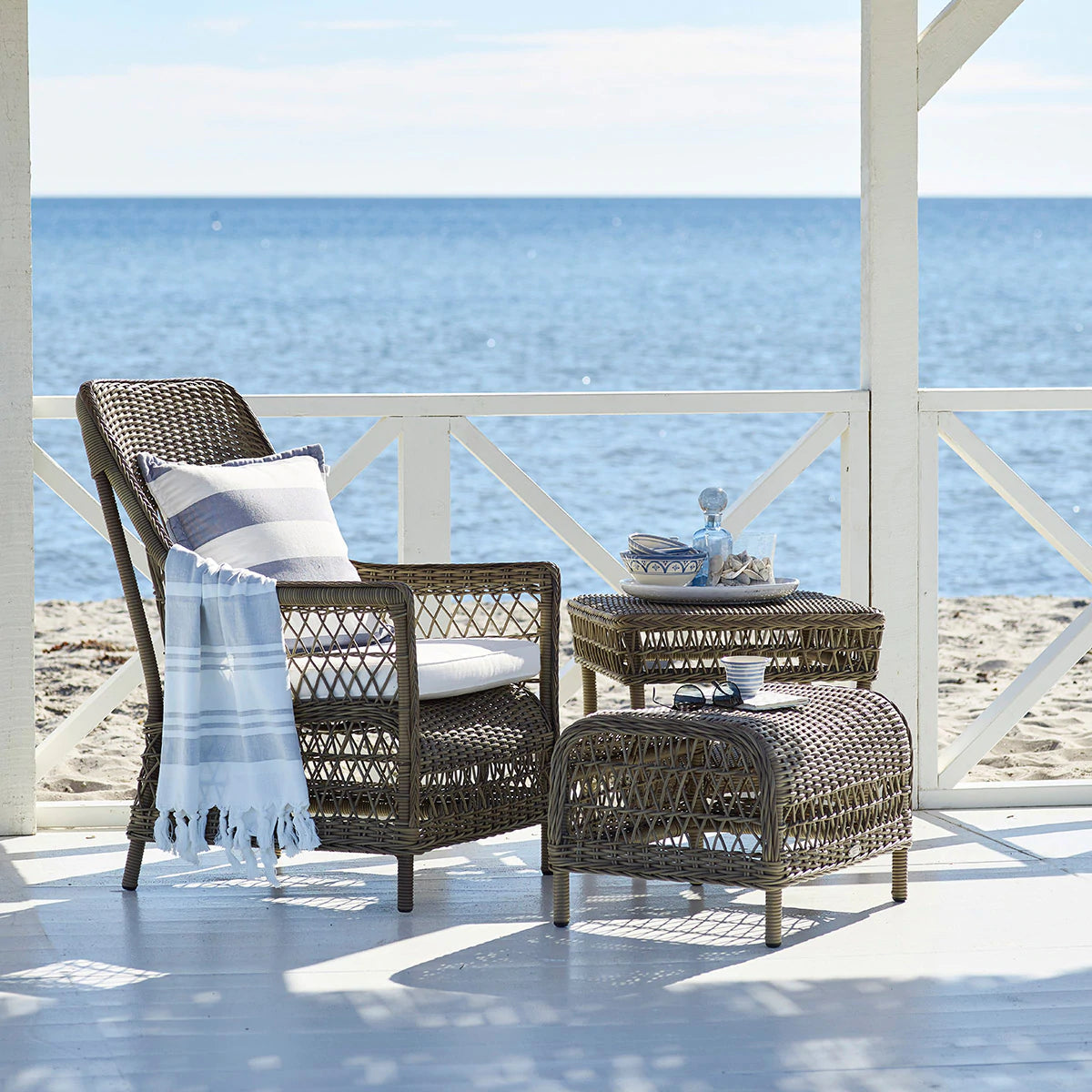 Sika-Design Exterior | 2x Georgia Garden Dawn Outdoor Armchair