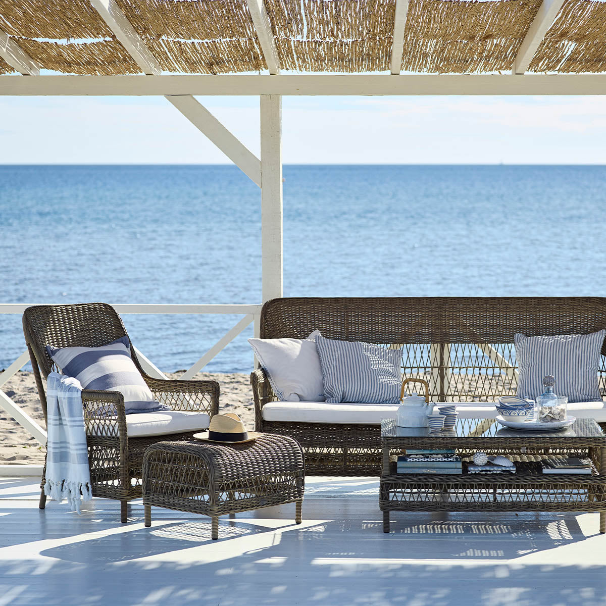 Sika-Design Exterior | 2x Georgia Garden Dawn Outdoor Armchair