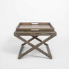 DI Designs Bentley Side Table | Grey Aged Oak