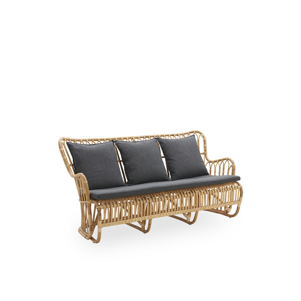 Sika-Design Tulip Rattan 3-Seater Sofa | Natural