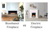 bioethanol fireplaces versus electric fireplaces