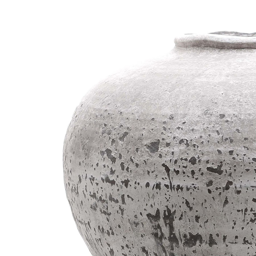 Rustic Textured Ceramic Stone Vase