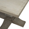 Rustic Bleached Wood Rectangular Dining Table 200cm