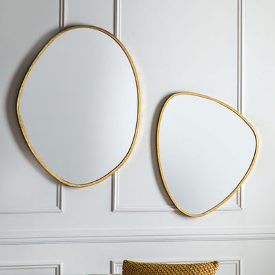 Asymmetrical Organic Modern Ascent Wall Mirror