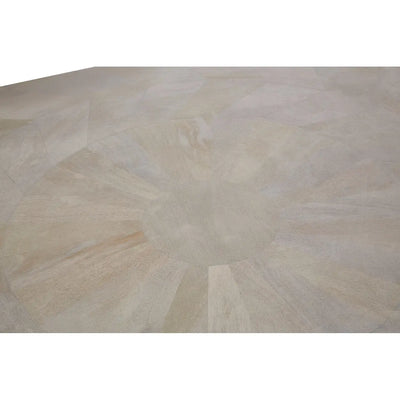 Contemporary Whitewash Mango Wood Dining Table 180cm