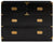 Oriental Black Mango Wood Chest of Drawers