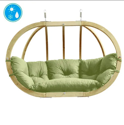 Globo Royal Double Hanging Chair Olive Green