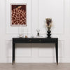 Pura Interiors Toulouse Handcrafted Console Table 141cm | Black