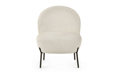 Bella Ivory Boucle Accent Chair