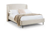 Bella Ivory Boucle Bed