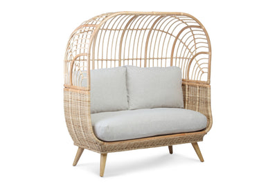 Arch 2-Seater Wicker Sofa