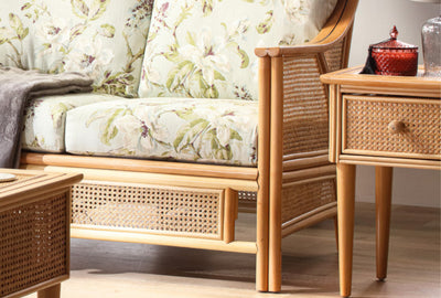 Bennington 2-Seater Cane Sofa