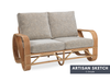 Edda 2-Seater Wicker Sofa