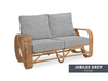 Edda 2-Seater Wicker Sofa