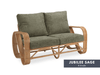 Edda 2-Seater Wicker Sofa