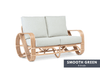 Edda 2-Seater Wicker Sofa