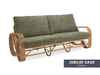 Edda 3-Seater Wicker Sofa