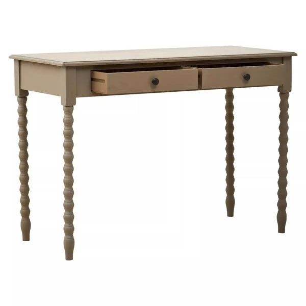 Spindle leg best sale writing desk