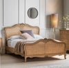French Style Webbed Cane 5FT King Bed Frame