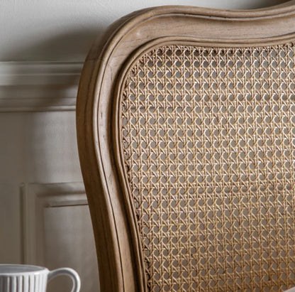 French Style Webbed Cane 6FT Super King Bed Frame