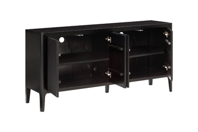 Aria Contemporary Ribbed Oak Sideboard 160cm