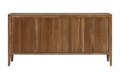 Aria Contemporary Ribbed Oak Sideboard 160cm