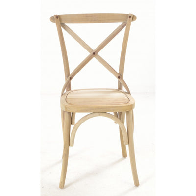 2x Juliette Vintage Cross-Back Dining Chairs