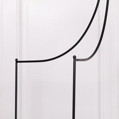 Isabeau Black Iron 4-Poster Bed Frame