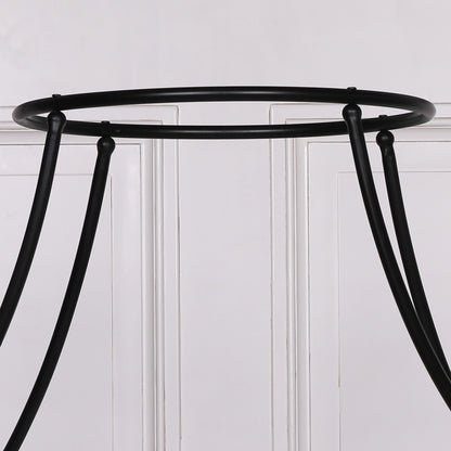 Isabeau Black Iron 4-Poster Bed Frame