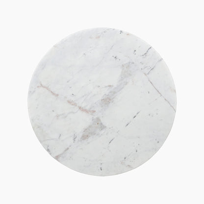 Khloe Sculpted Coffee Table with Marble Top