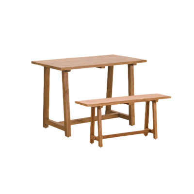 Sika-Design Lucas Reclaimed Teak Desk and Bench