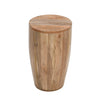 Diya Solid Wood Drum Side Table