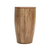 Diya Solid Wood Drum Side Table