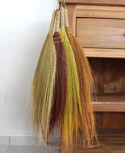 Set of 4 Bohemian Pampas Brooms