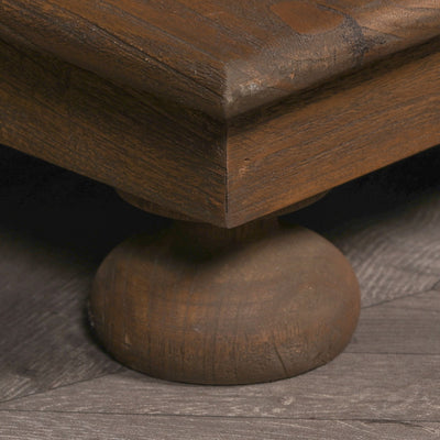 Pura Interiors Percival Balustrade Console Table 180cm | Nut Brown