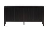 Aria Contemporary Ribbed Oak Sideboard 160cm