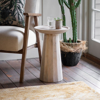 Shay Rustic Contemporary Side Table