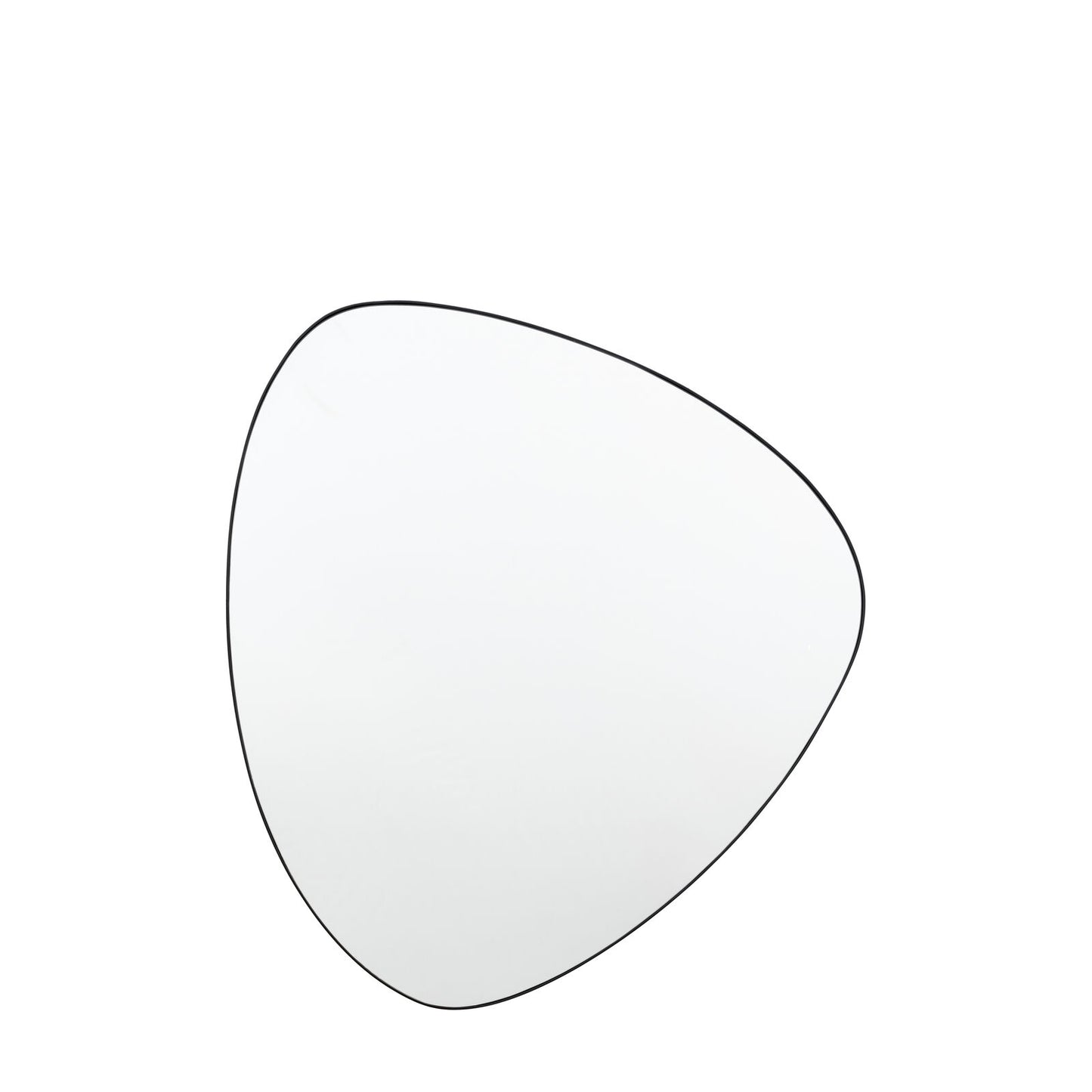 Ceci Black Asymmetrical Organic Wall Mirror