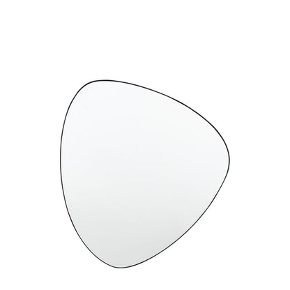 Ceci Black Asymmetrical Organic Wall Mirror