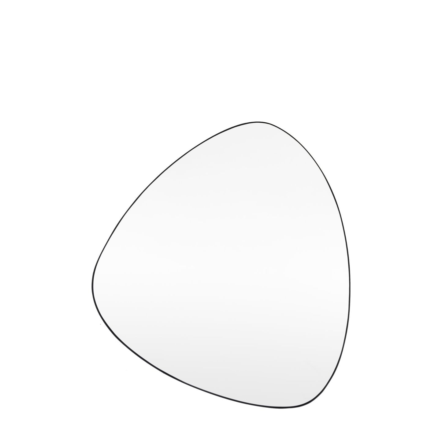 Ceci Black Asymmetrical Organic Wall Mirror