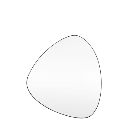 Ceci Black Asymmetrical Organic Wall Mirror