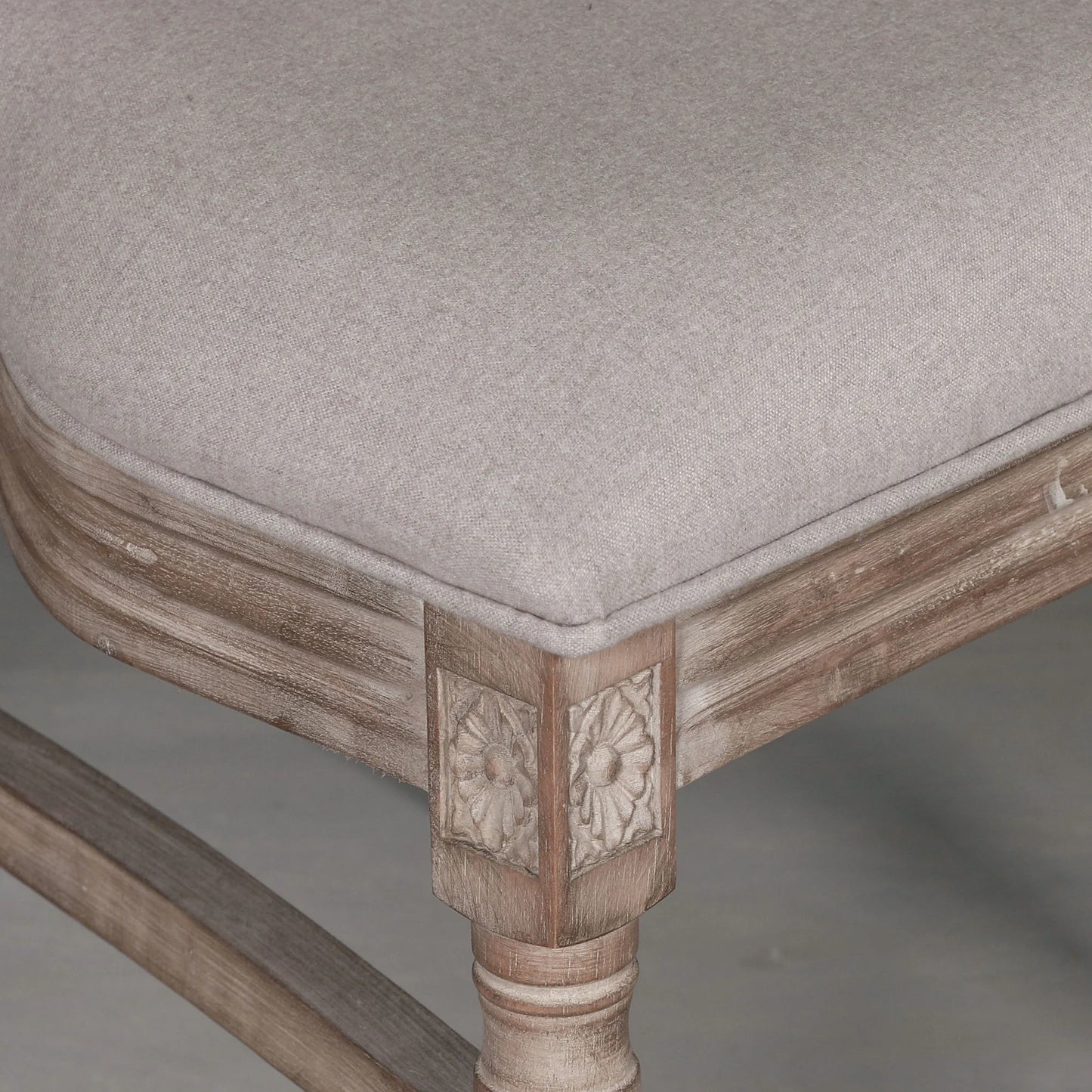 Classic Elegant Cane-Back Dining Chair with Cushioned Seat