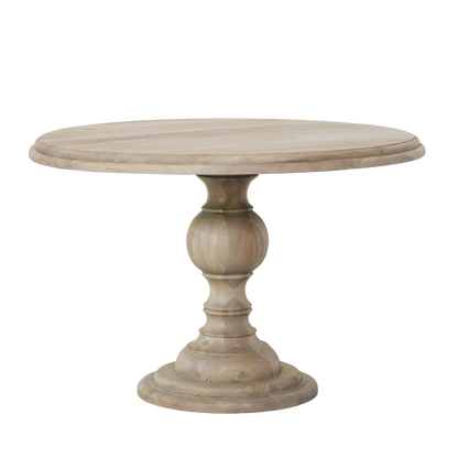 Pura Interiors Rustic Cedar Wood Round Dining Table