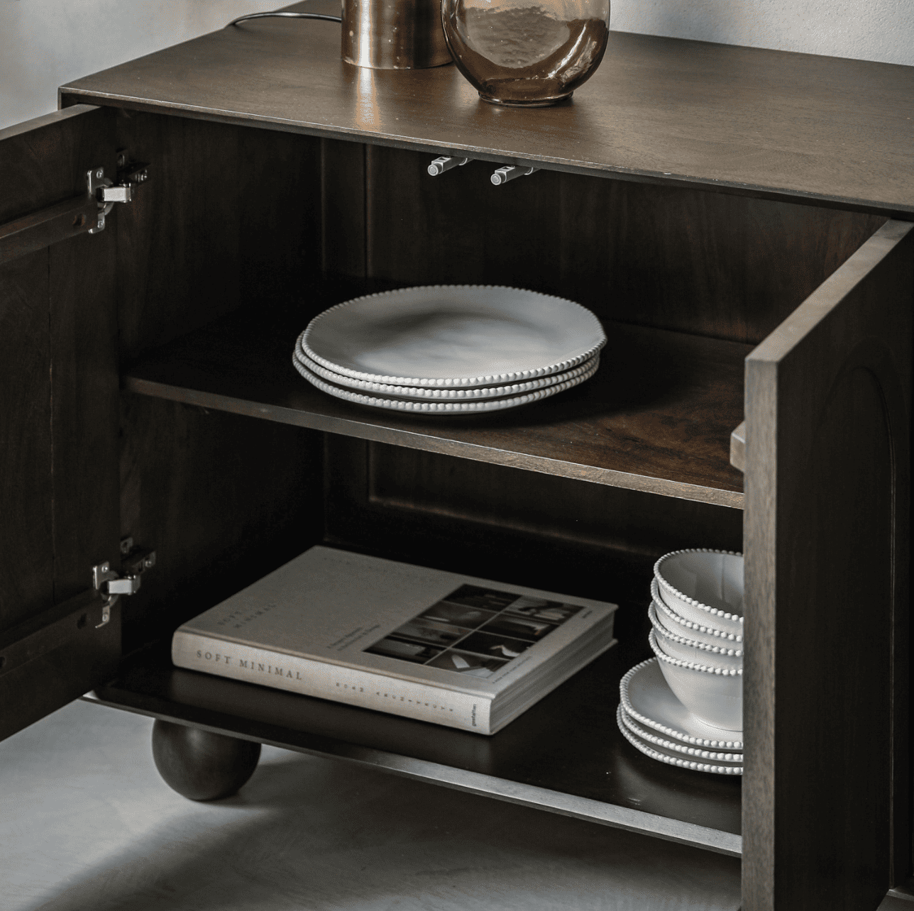 Arched 4-Door Sideboard 166cm
